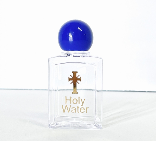 2-1/2 oz. CLEAR HOLY WATER BOTTLE